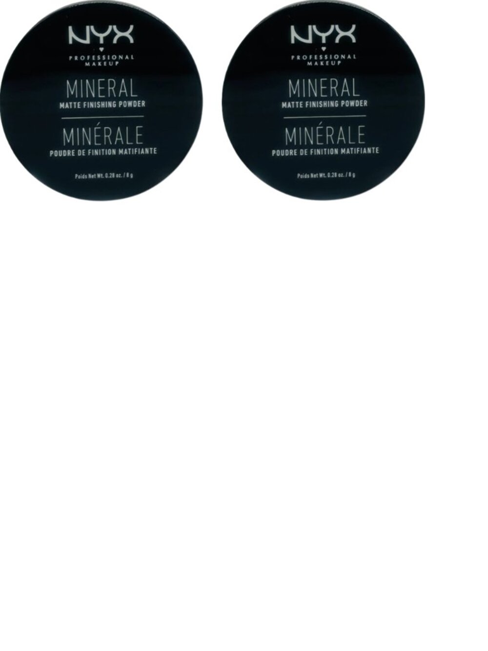 NYX Foundation Makeup Matte Finishing Powder Medium Dark MFP02 2PK